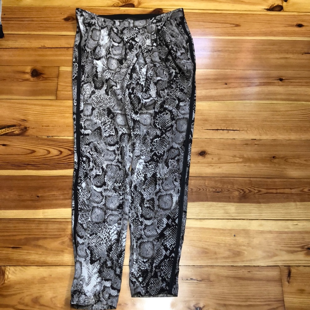 Bcbg snake print pants